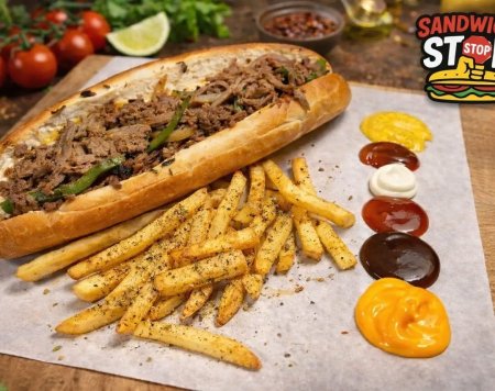 ساندويشات ساخنة لحمة